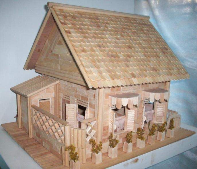 Detail Miniatur Rumah Stik Es Krim Nomer 7