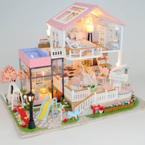 Detail Miniatur Rumah Tingkat Nomer 6