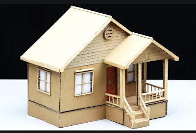 Detail Miniatur Rumah Tingkat Dari Kardus Nomer 19