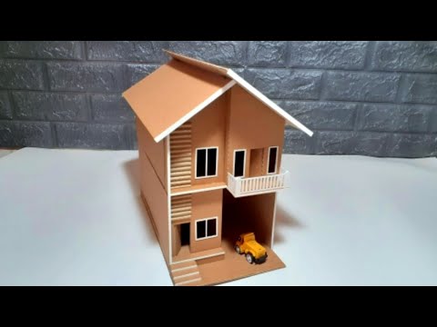 Detail Miniatur Rumah Tingkat Dari Kardus Nomer 44