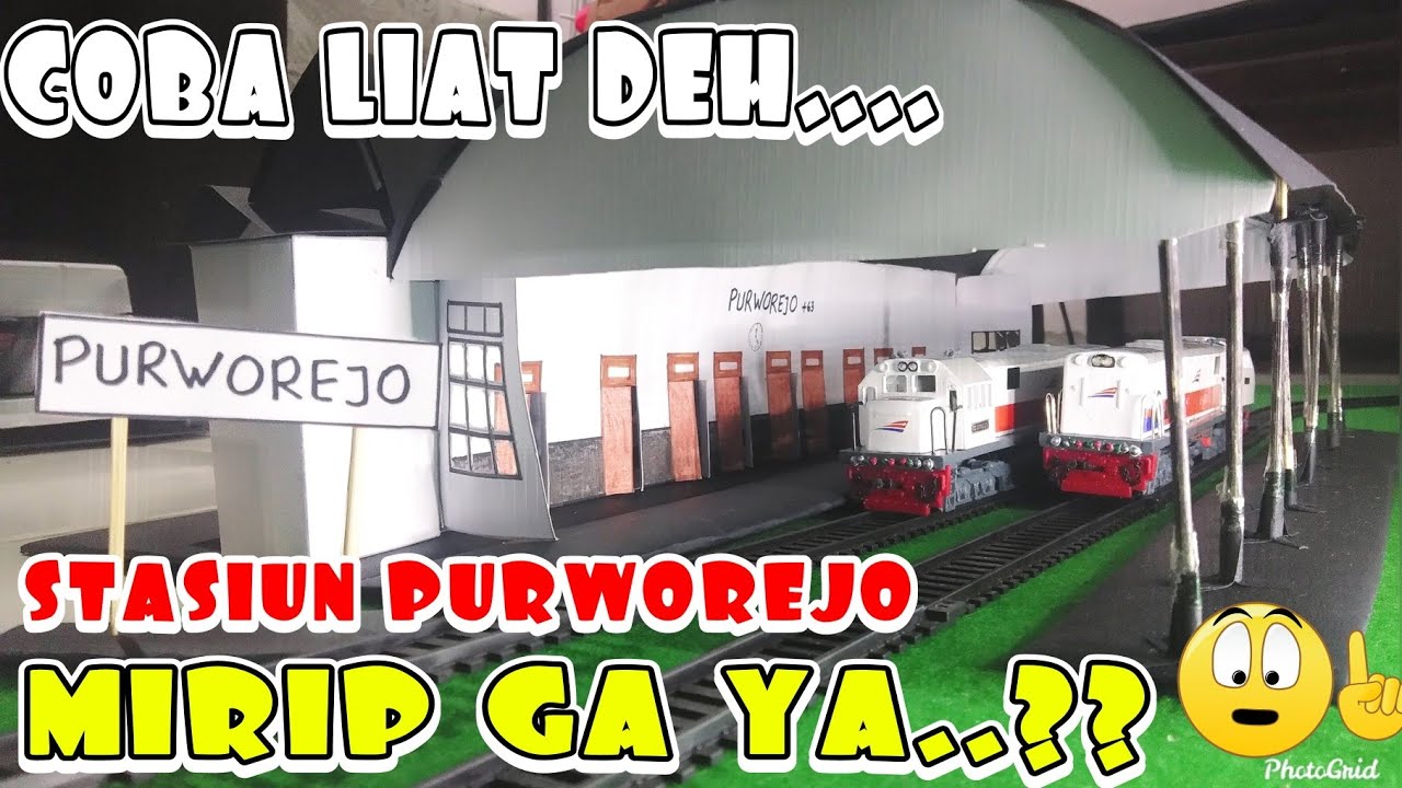 Detail Miniatur Stasiun Kereta Api Nomer 55