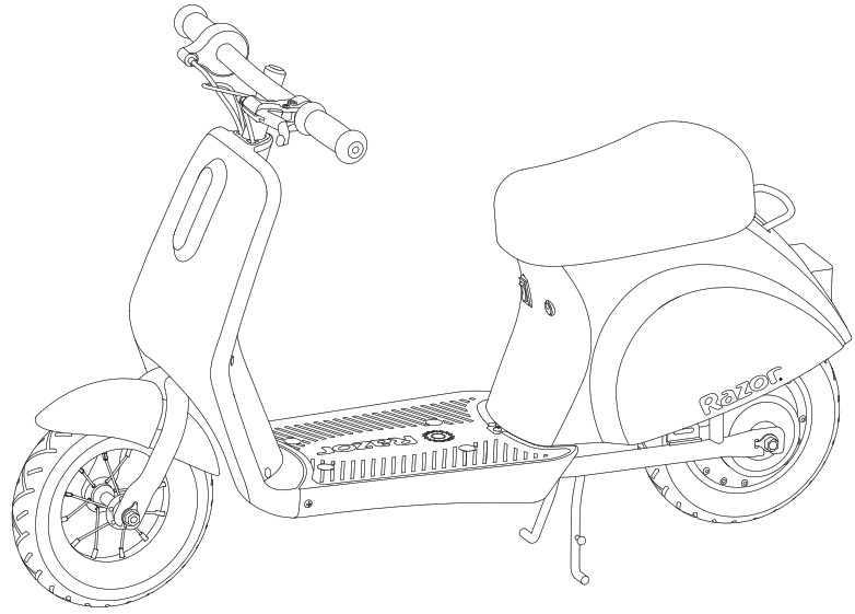 Detail Miniature Electric Euro Style Scooter Nomer 36