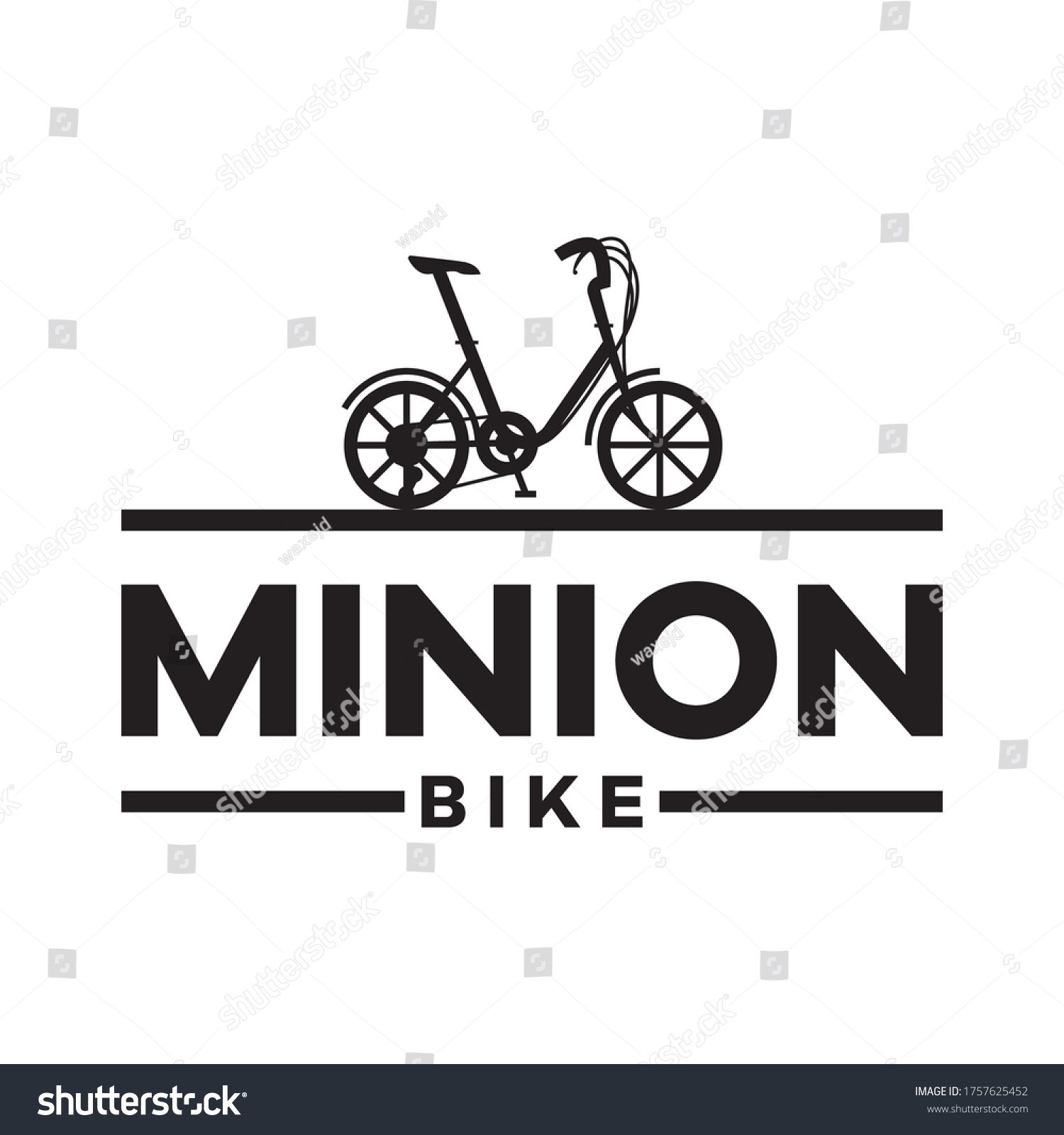 Minion Bike Vector - KibrisPDR