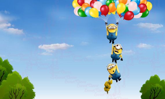 Detail Minion Birthday Background Nomer 21