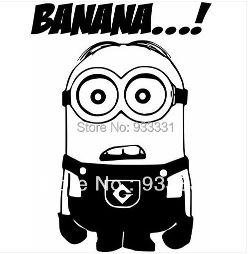 Detail Minion Hitam Putih Nomer 16