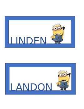 Detail Minion Names And Pictures Nomer 35