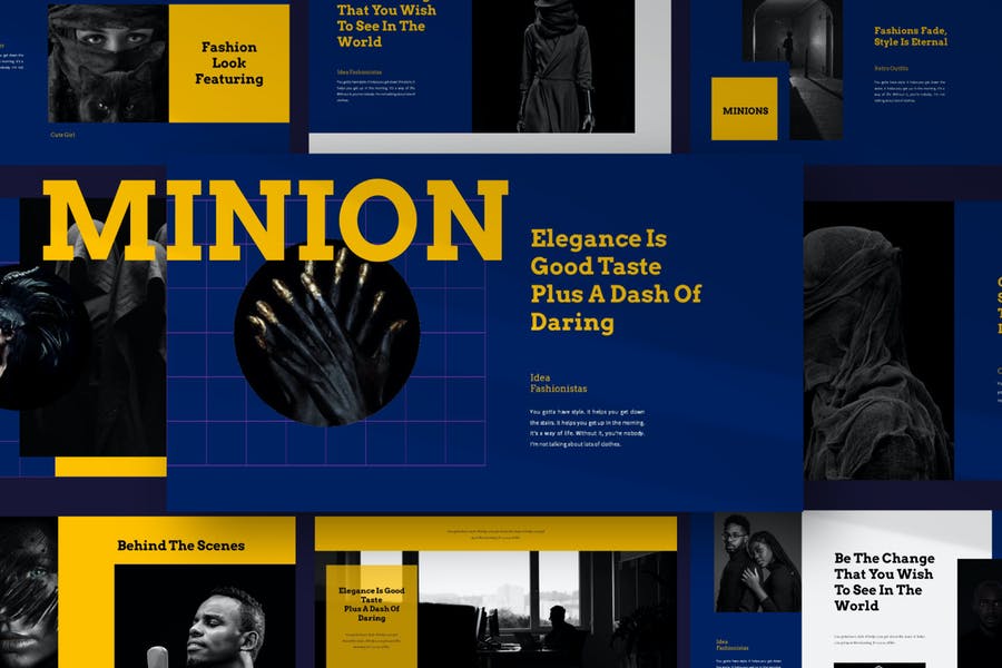 Detail Minion Powerpoint Templates Nomer 53