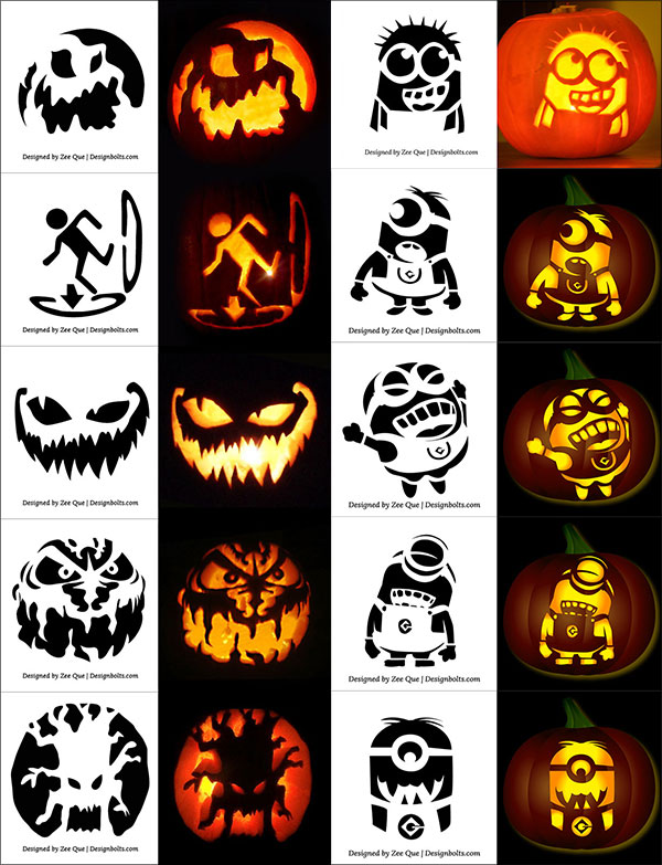 Detail Minion Pumpkin Painting Template Nomer 37