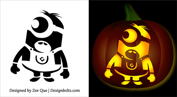 Detail Minion Templates For Pumpkins Nomer 3