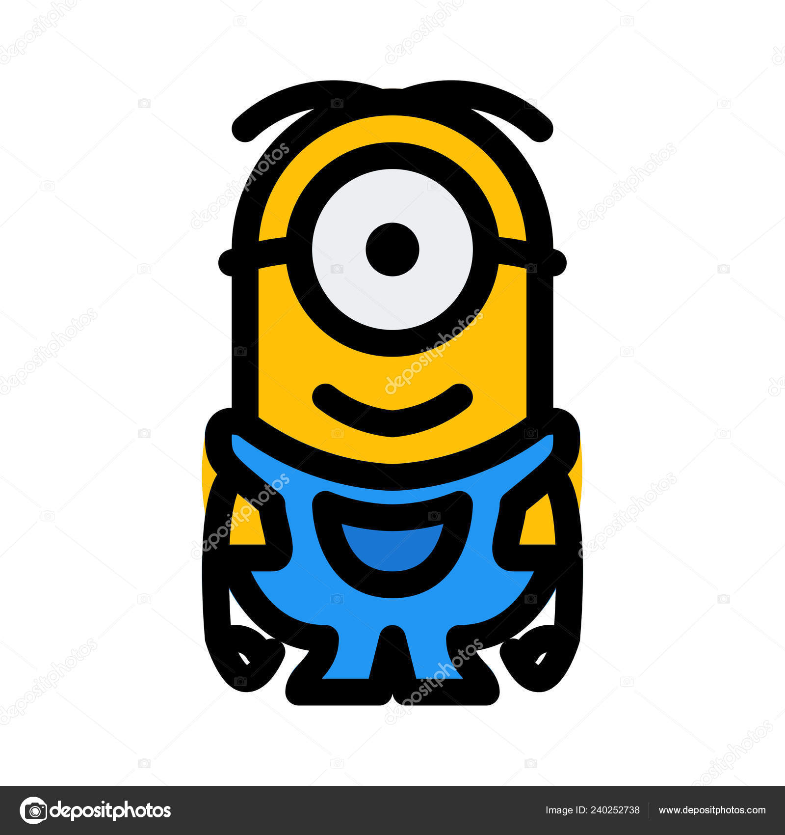 Detail Minion Vector Image Nomer 13