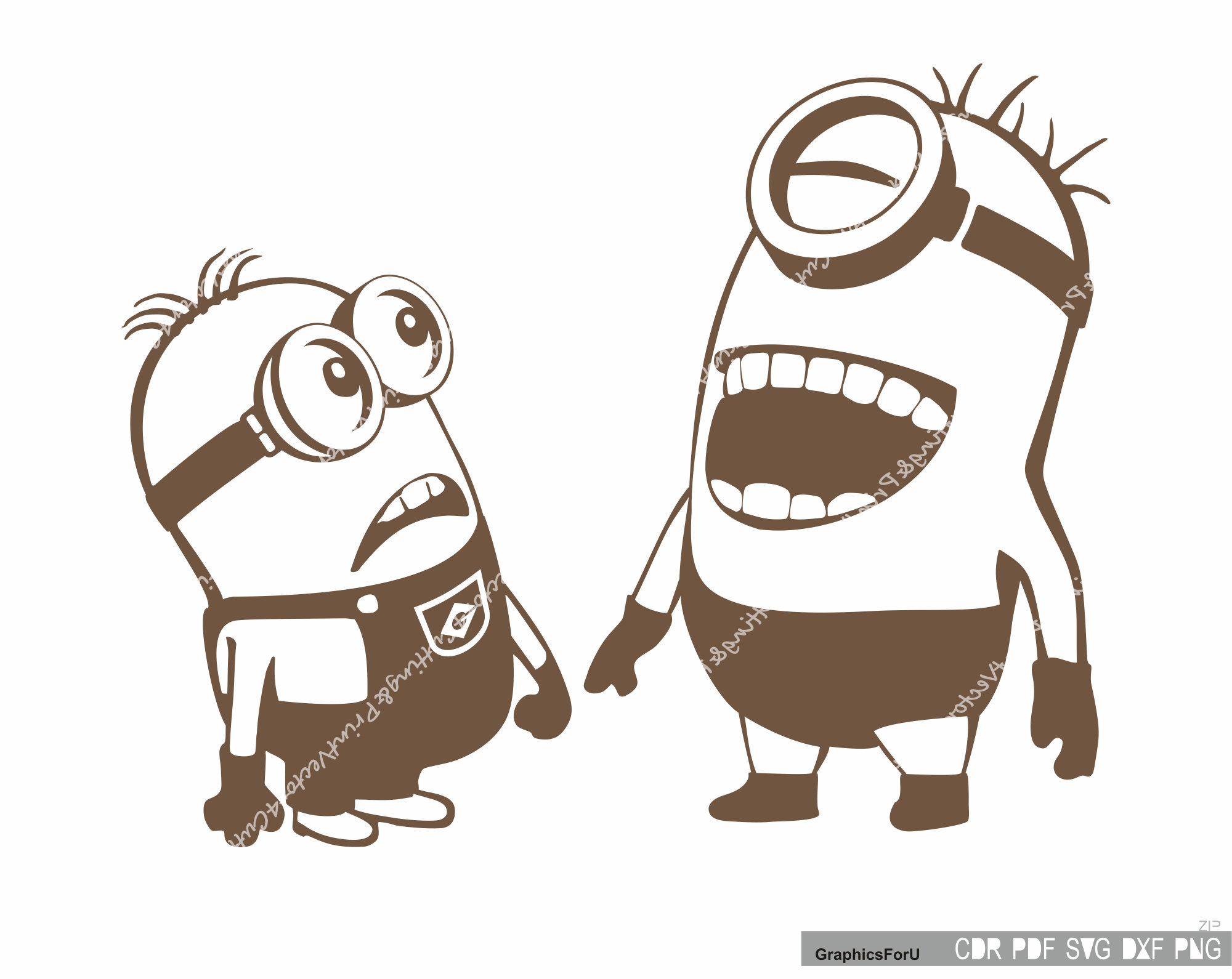 Detail Minion Vector Image Nomer 42