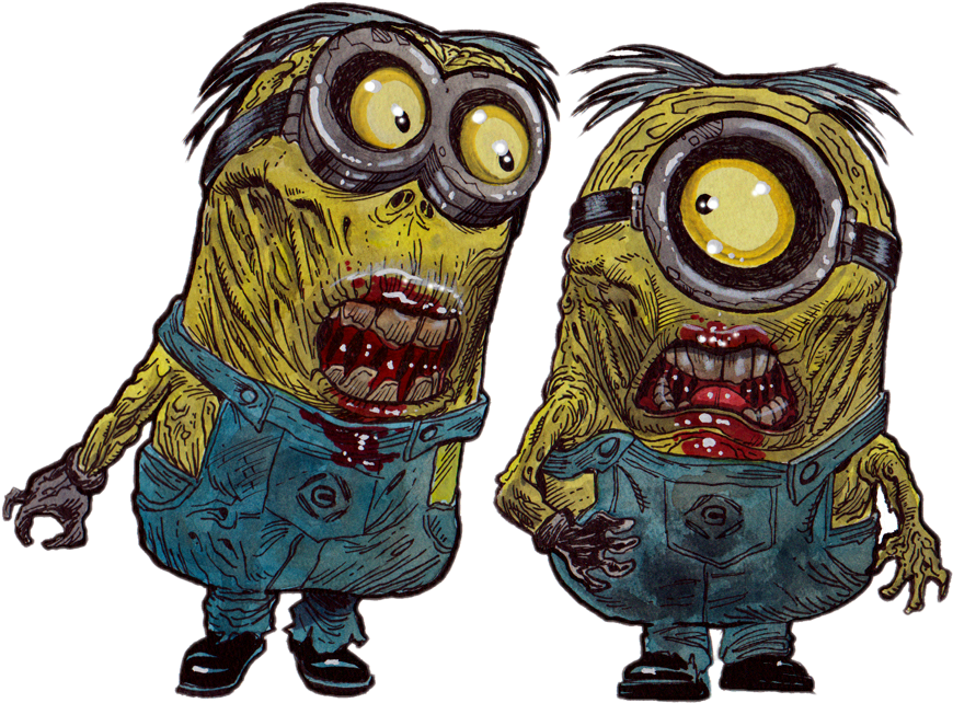 Detail Minion Zombie Vector Nomer 14