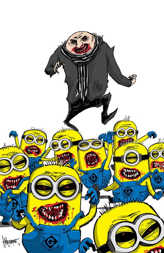 Detail Minion Zombie Vector Nomer 8