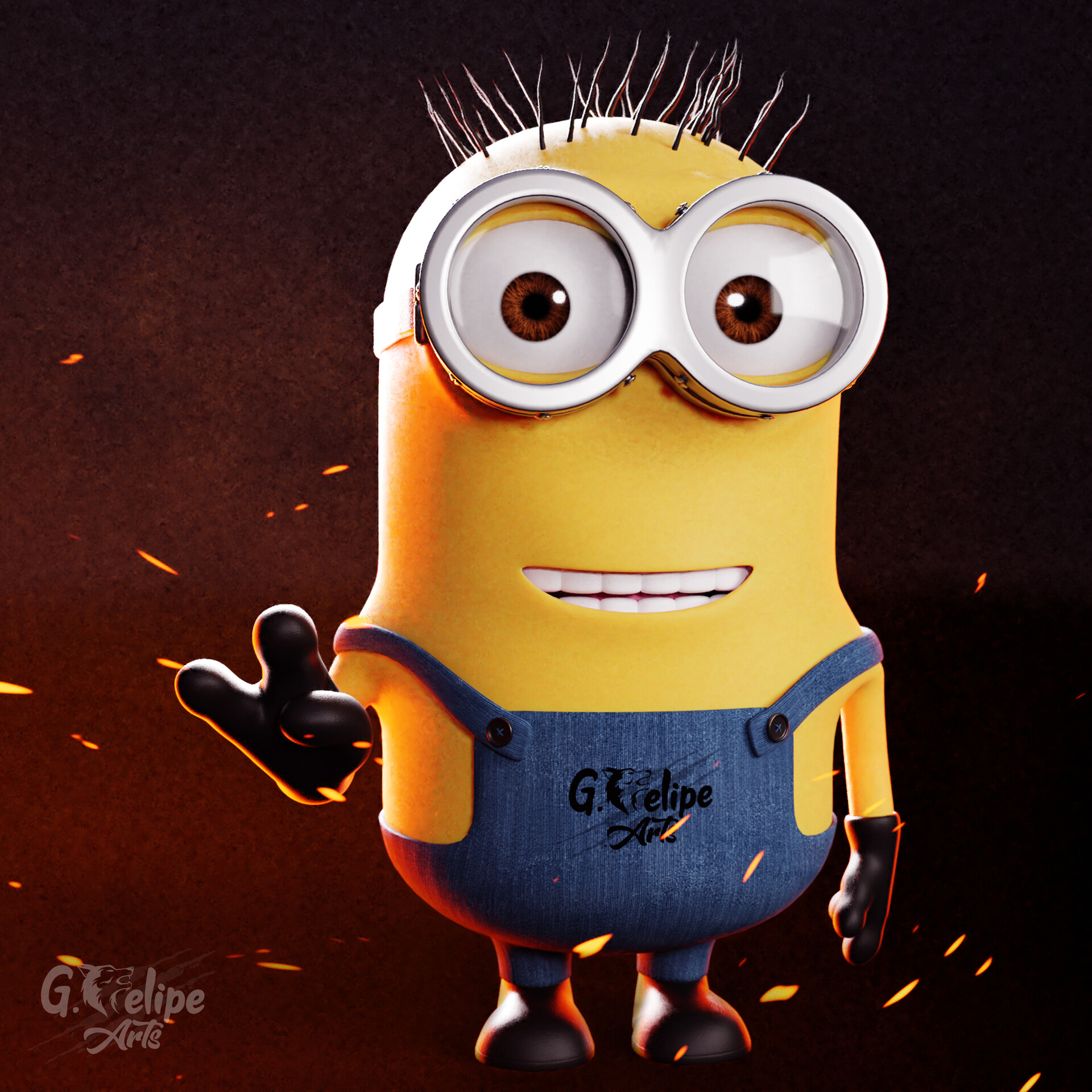 Detail Minions 3d Wallpaper Nomer 45