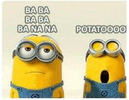 Detail Minions Banana Potato Nomer 2