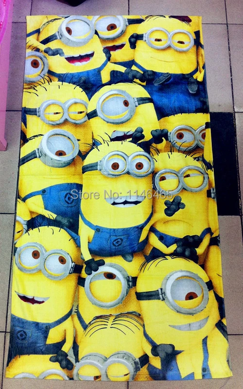 Detail Minions Beach Towel Nomer 52