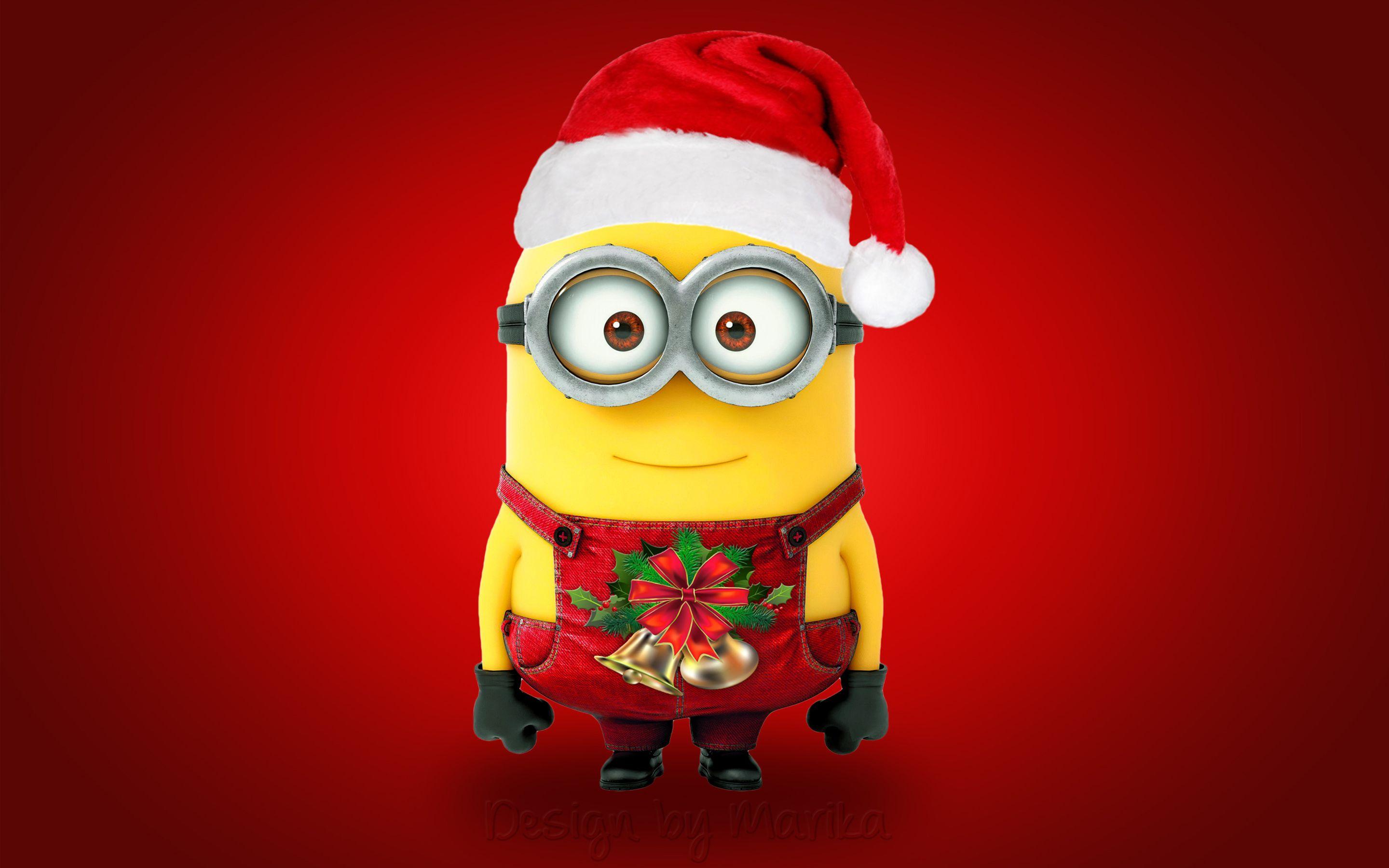 Detail Minions Christmas Wallpaper Nomer 5