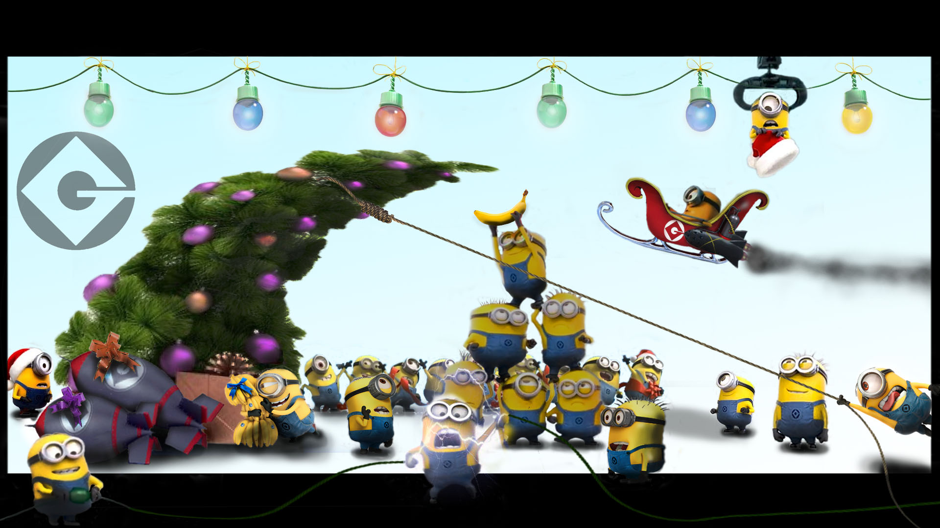 Detail Minions Christmas Wallpaper Nomer 42