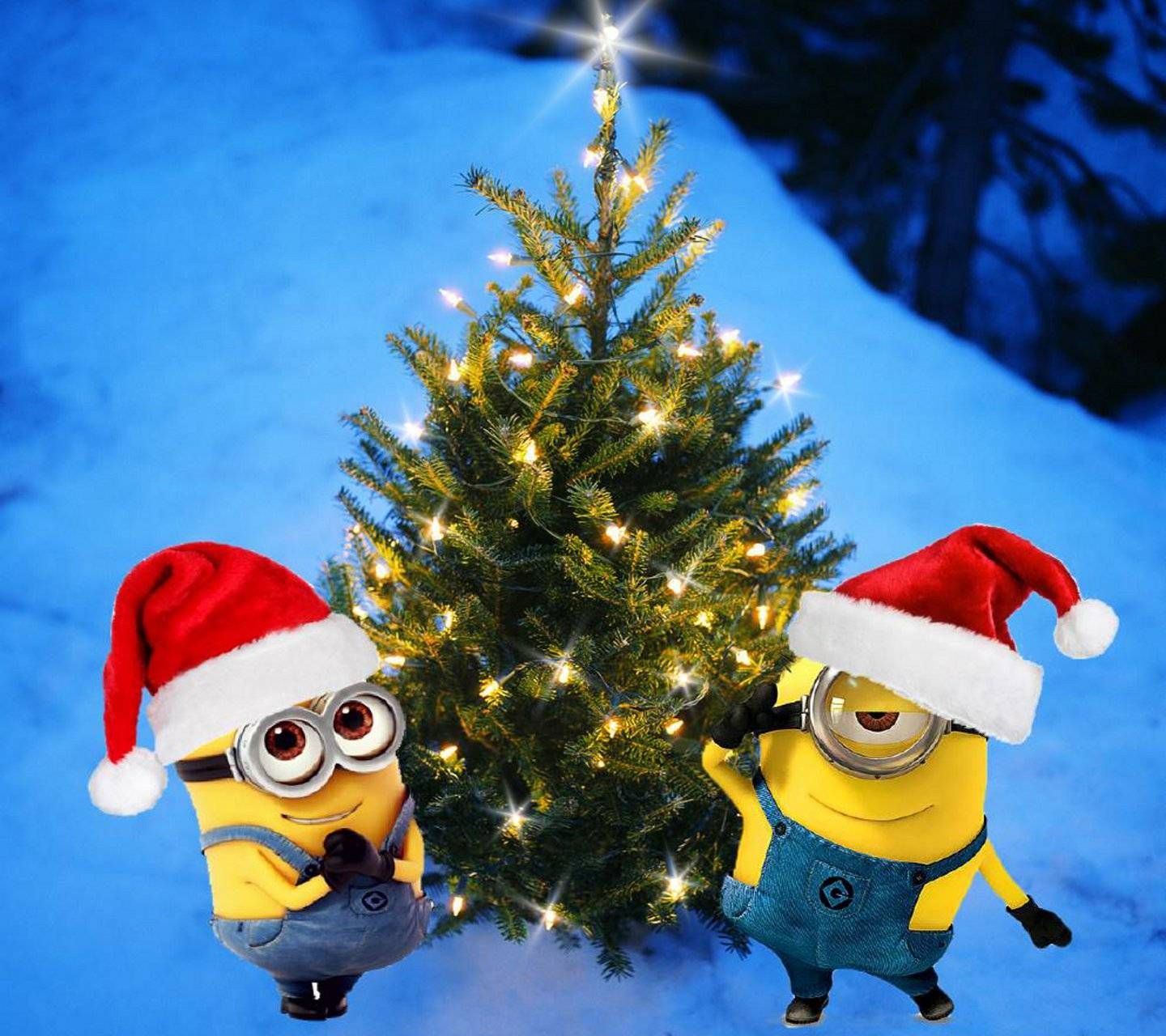 Detail Minions Christmas Wallpapers Nomer 16