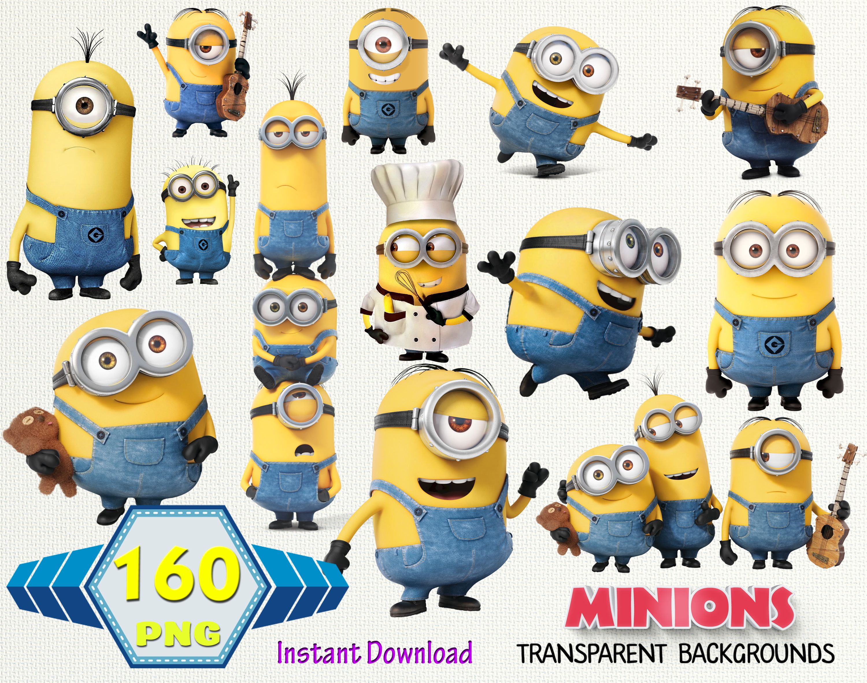 Detail Minions Clipart No Background Nomer 49