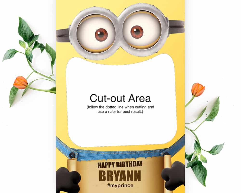 Detail Minions Photo Booth Frame Nomer 2