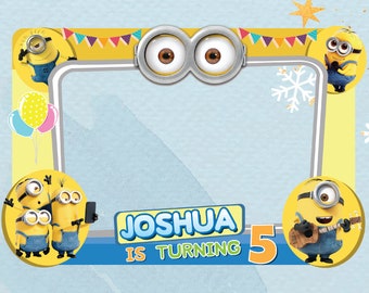 Detail Minions Photo Booth Frame Nomer 57