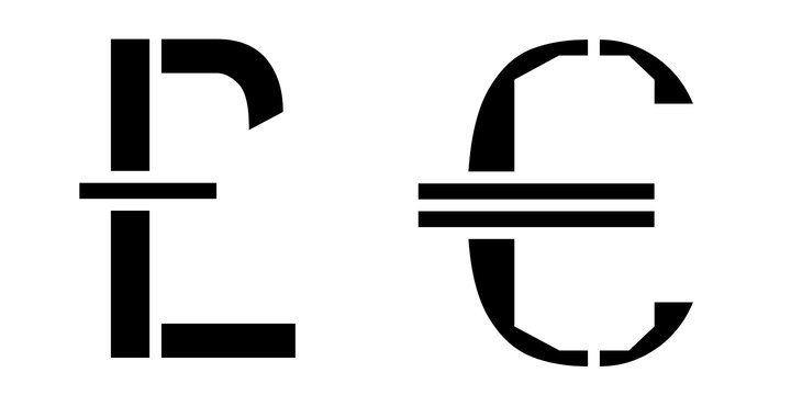 Detail Lambang Poundsterling Dan Euro Nomer 42