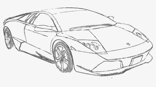 Detail Lamborghini Clipart Black And White Nomer 13