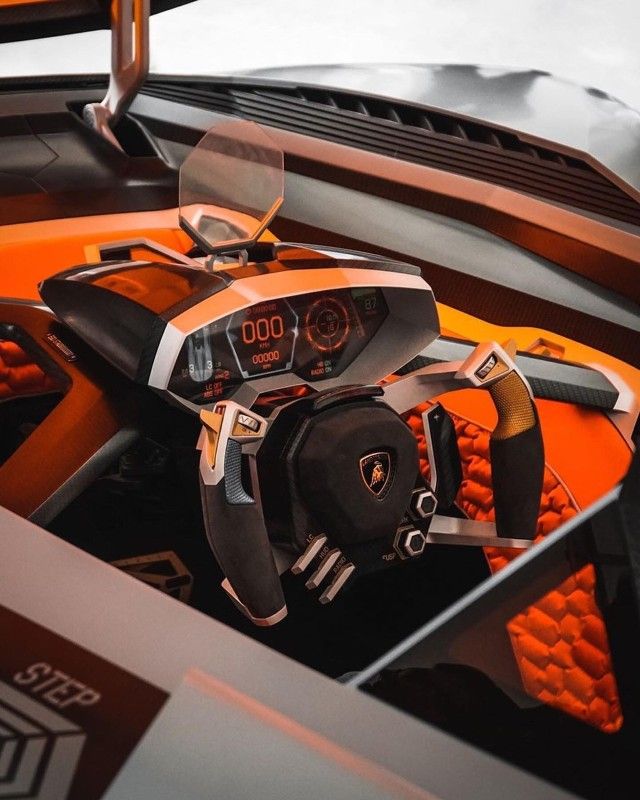 Detail Lamborghini Egoista Interior Nomer 26