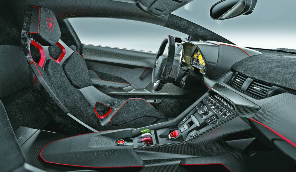 Detail Lamborghini Veneno Interior Nomer 42