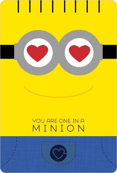 Detail Minions Valentines Cards Nomer 13