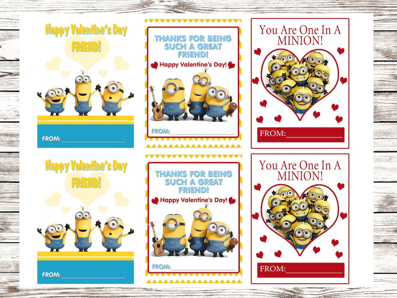 Detail Minions Valentines Cards Nomer 30