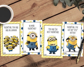 Detail Minions Valentines Cards Nomer 43