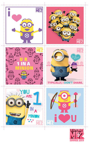 Detail Minions Valentines Cards Nomer 5