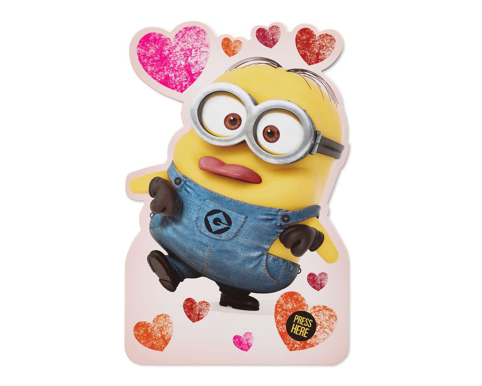 Detail Minions Valentines Day Card Nomer 12