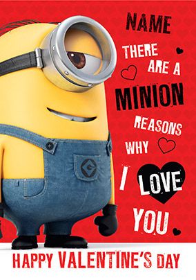 Detail Minions Valentines Day Card Nomer 46