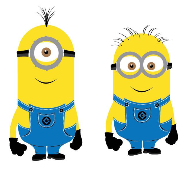 Detail Minions Vector Image Nomer 2