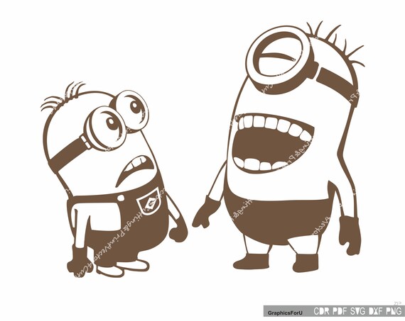 Detail Minions Vector Image Nomer 32