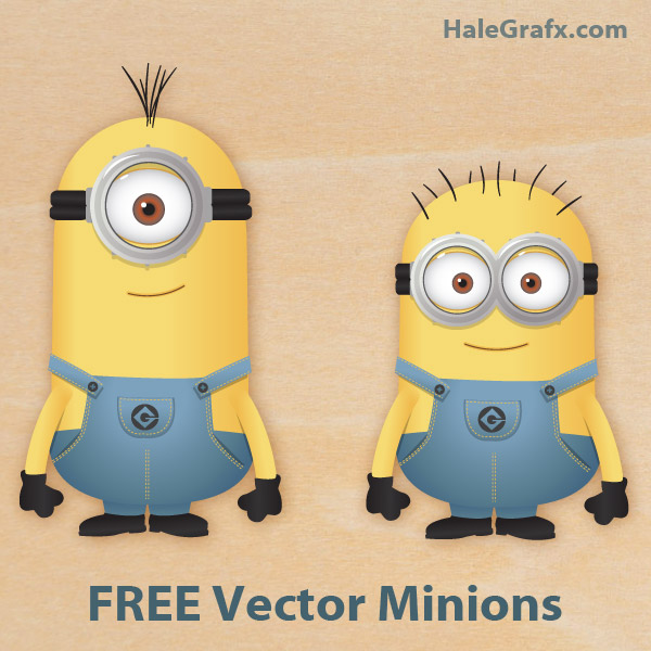 Detail Minions Vector Image Nomer 34