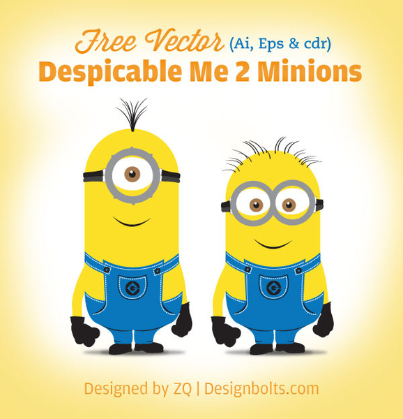 Detail Minions Vector Image Nomer 44