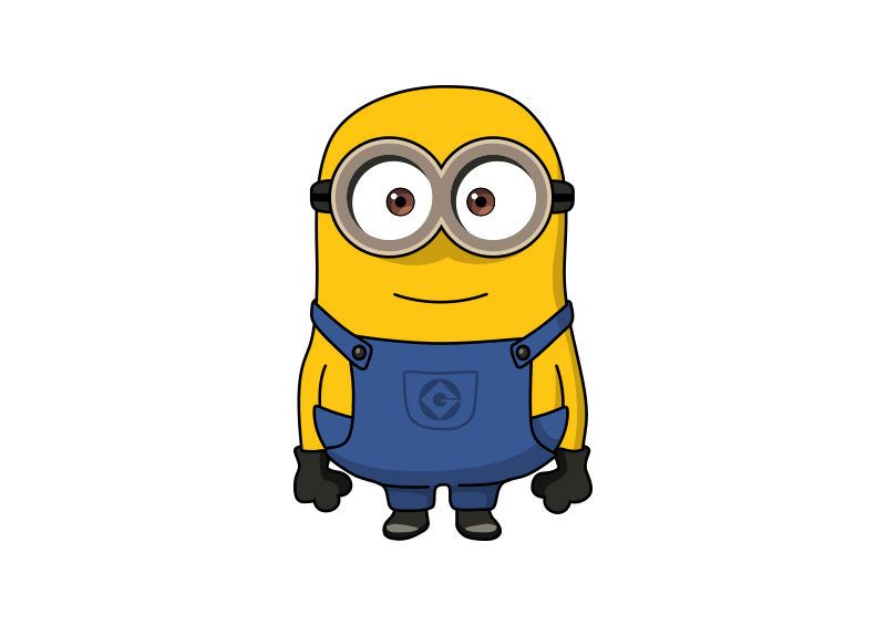 Detail Minions Vector Image Nomer 7