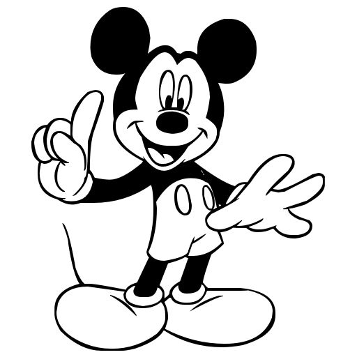 Detail Minnie Mouse Black And White Nomer 34