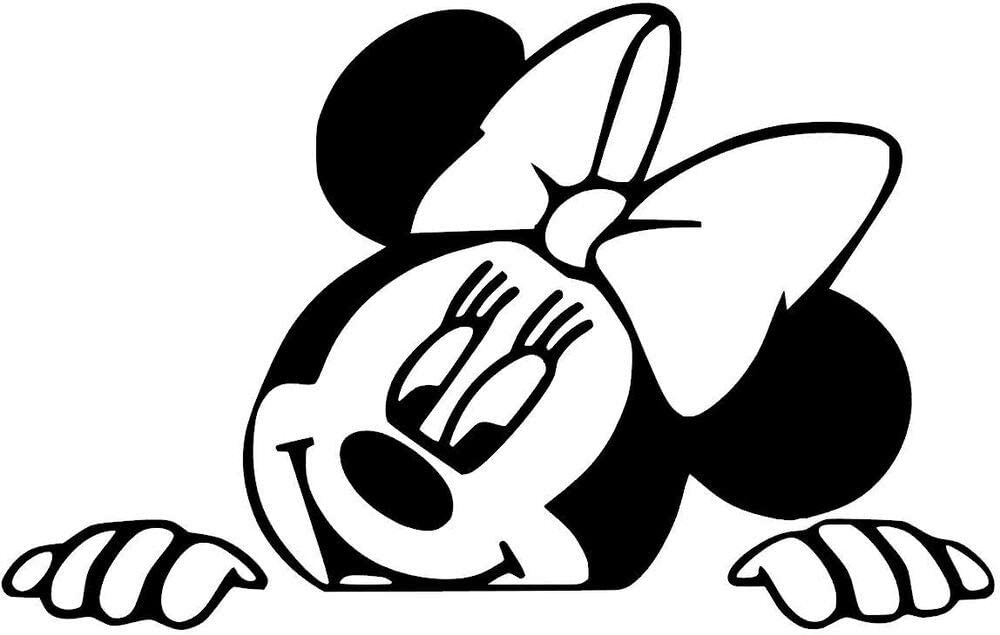 Detail Minnie Mouse Black And White Nomer 5
