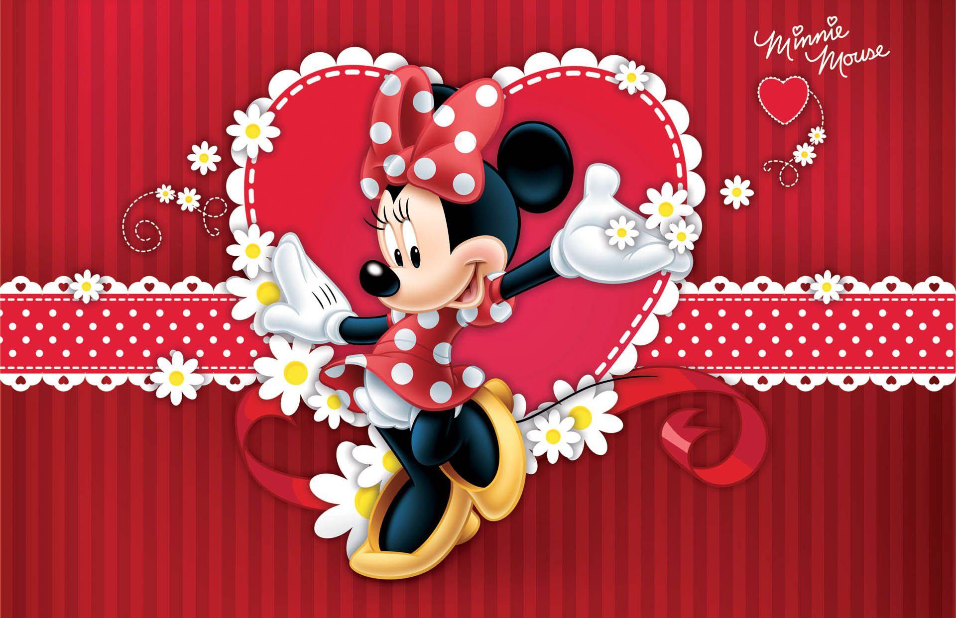 Minnie Mouse Red Wallpaper - KibrisPDR
