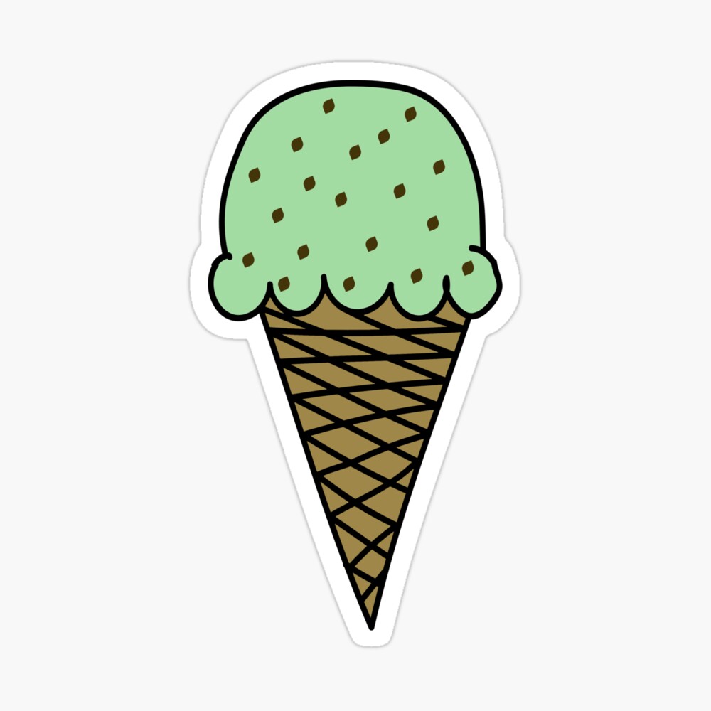 Detail Mint Chocolate Chip Ice Cream Clipart Nomer 13