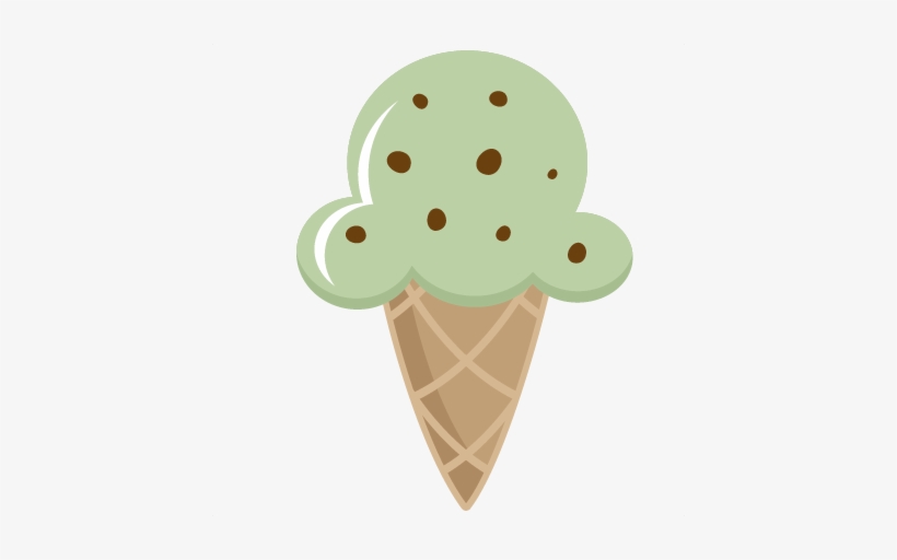 Detail Mint Chocolate Chip Ice Cream Clipart Nomer 14