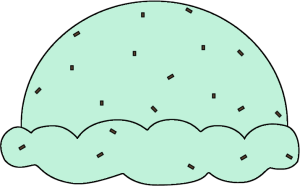 Detail Mint Chocolate Chip Ice Cream Clipart Nomer 21