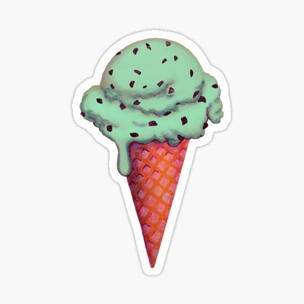 Detail Mint Chocolate Chip Ice Cream Clipart Nomer 5