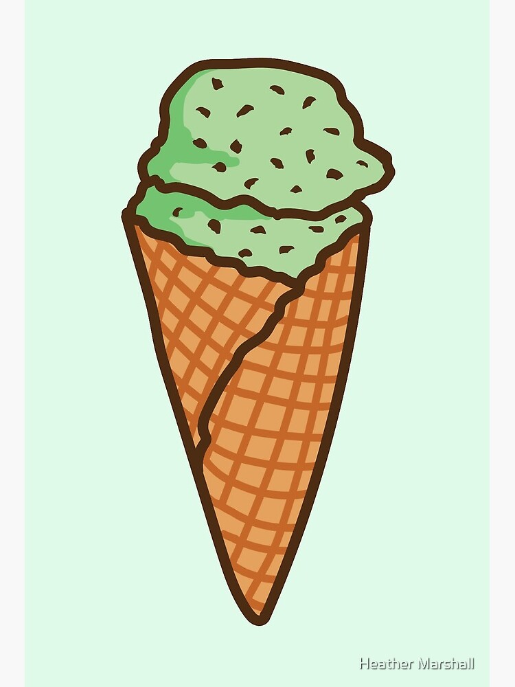 Detail Mint Chocolate Chip Ice Cream Clipart Nomer 6