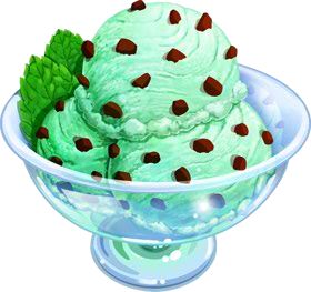 Detail Mint Chocolate Chip Ice Cream Clipart Nomer 52